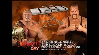 WWE Judgment Day 2003 Match Card