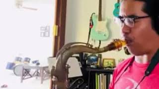 Reggie Padilla 10MFAN ROBUSTO 7* tenor sax mouthpiece in orange Ultem--"ST. THOMAS"