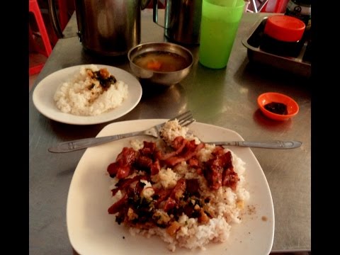 Popular Cambodian Breakfast Meal: Pork & Rice @nojokehoward