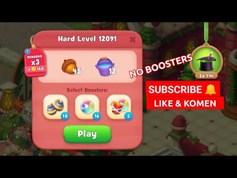 GARDENSCAPES HARD LEVEL 12091 NO BOOSTERS | MARI MAIN BERSAMA