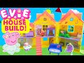Peppa Pig Tales Toys Family House Playset Build With George Mummy Daddy Pig And BABY EVIE
