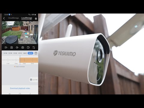 YESKAMO BC13 3MP Wireless Security Camera Unboxing Setup Review