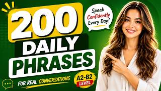 200 Daily English Phrases for Real Conversations | English Speaking Practice