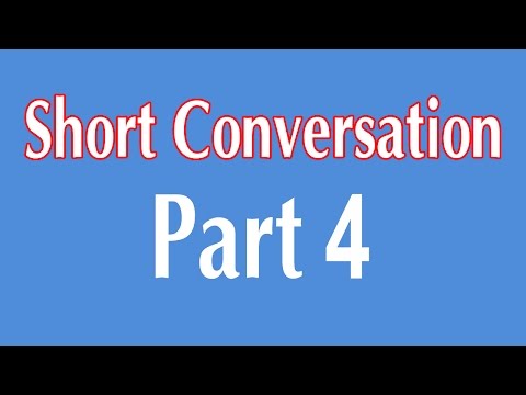 English Short Conversation Easy English Conversation Part 4