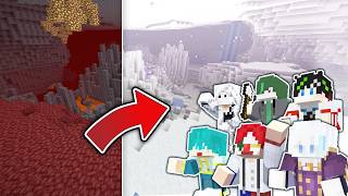 ネザーを全て雪に変えるまで終われないマインクラフト【マイクラ】