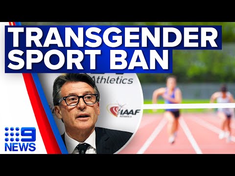 World Athletics kondigt controversieel transgenderverbod aan — 9 News Australie