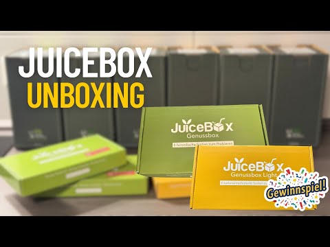 JuiceBox Unboxing, Taste Test & Gewinnspiel