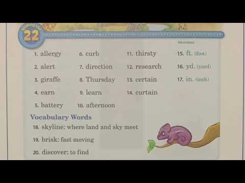 Spelling List 22