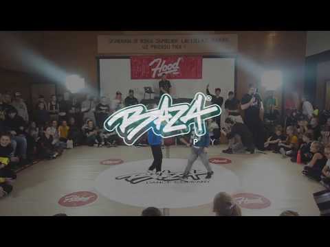 BAZA Dance Battle | HipHop MINI Kids 1/4 | Egor vs Polina