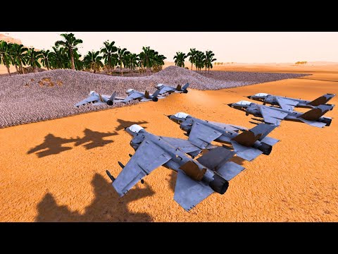 7 MILITARY JET HYDRA MISSILE  vs 1,000,000 ZOMBIES - Battle Simulator 2