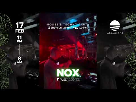 Occasum presents NOX (Fuse Records) | DAVE OAK | DRK | FABBRI | UNDERNOIZ3 | J.MARQZ - Armazém 18