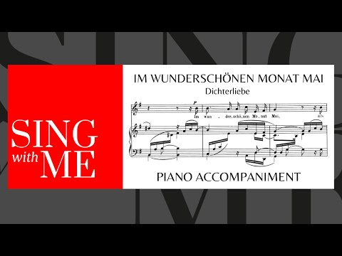 Im wunderschönen Monat Mai - Accompaniment - Medium Voices - Schumann