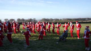 Wimborne Rotary Santa Fun Run Warm Up