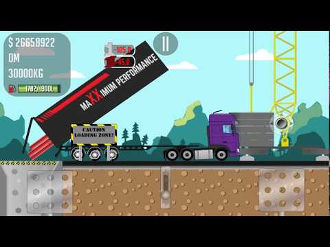 Trucker Joe transports steel beams for construction