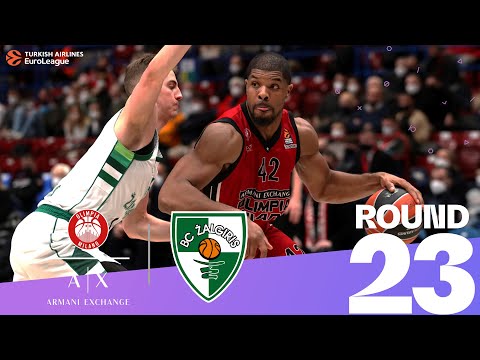 RS Round 23 Highlights: Milan 65-58 Zalgiris
