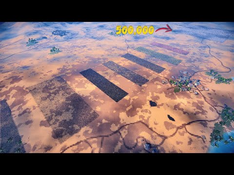 500,000 Zombie Horde vs 8 Squads - UEBS 2