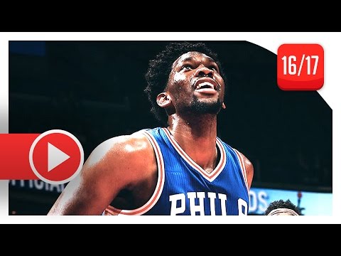 Joel Embiid Full PS Highlights vs Wizards (2016.10.13) – 11 Pts 12 Reb
