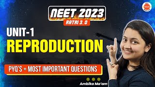 Reproduction Unit 1- Complete 12th NCERT Biology One Shot | CBSE 12th Board Exam | Ambika Ma'am