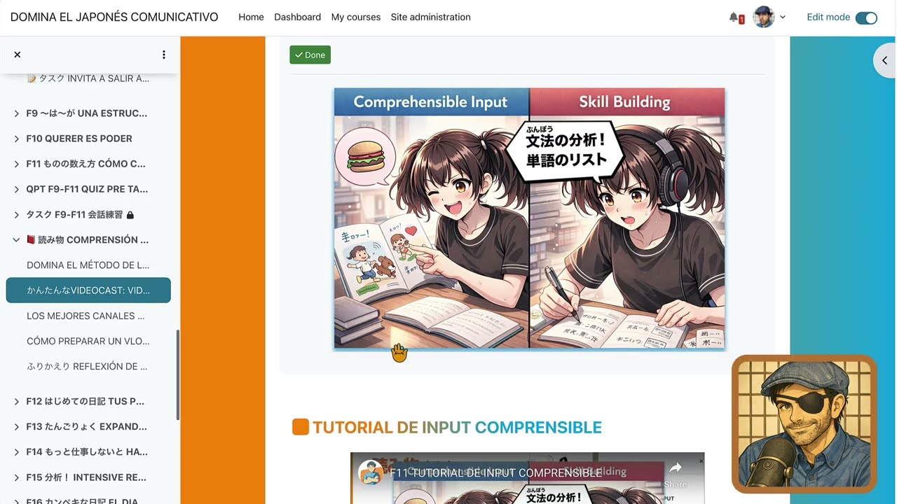 UPDATE F11 CON COMPRENSION AUTODIDACTA: CERCA YA DEL 100% AUTODIDACTA