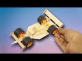 Amazing F1 Racing Car Made With Popsicle Sticks And Rubber Band