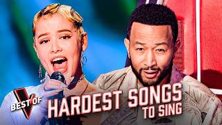 The Most DIFFICULT Songs to Sing in the Blind Auditions of The Voice