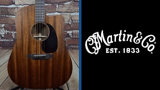 Video thumbnail for Martin DC-15ME Mahogany Dreadnought Acoustic Electric Guitar - Manchester Music Mill by Manchester Music Mill