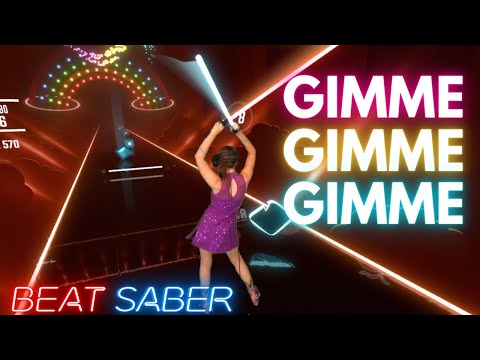 ABBA – Gimme! Gimme! Gimme! in Beat Saber! (Expert) | Mixed Reality