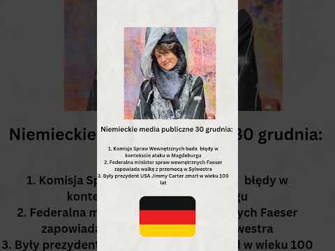 Niemieckie media publiczne 30 grudnio
