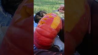 Citrouille d'halloween inspirée du chat d'Alice au Pays des Merveilles 🎃 🐱  #shorts #halloween