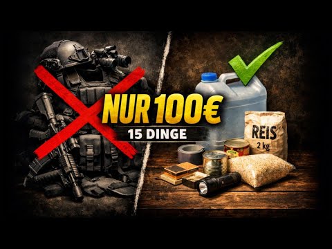 Crisis preparedness for under 100 euros: These 15 things will save your life