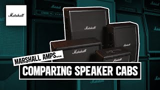 Video thumbnail for Speaker Cabinet Comparison | MX112, MX212, MX212A, MX412A | Marshall by Marshall Amplification