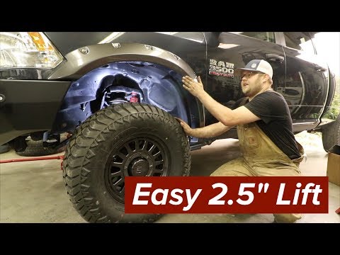 Rancho 2.5 Lift Install on a Ram 3500