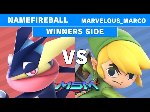 MSM 200 - Namefireball (Greninja) vs W8 | Marvelous_Marco (Toon Link) Winners Pools - Smash Ultimate