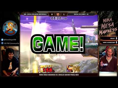 MMM 55 - Jason Waterfalls (ZSS) vs. Sneez (ROB/Diddy) - PM Grand Finals - Smash Project M