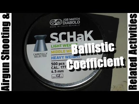 Ballistischer Koeffizient JSB SCHaK .177 - Hatsan AT44, 2 Chronographen und Hawke ChairGun