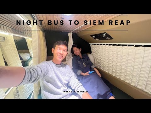 Ônibus noturno entre Phnom Penh e Siem Reap