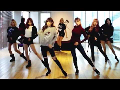 9MUSES - Sleepless Night - mirrored dance practice video - 나인뮤지스 잠은 안오고 배는 고프고 안무 연습영상
