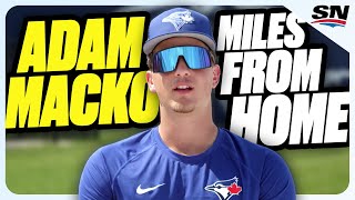 Blue Jays' Adam Macko: Miles From Home