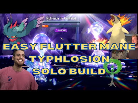 Flutter Mane SOLO BUILD and GUIDE for Typhlosion 7 Star Event Tera Raid • Pokémon Scarlet and Violet