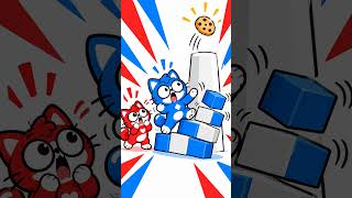 Two Cats, One Cookie 🍪 | Cute Cat Animation | Rumo & Rero