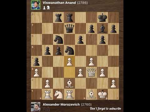 Alexander Morozevich vs Viswanathan Anand • 8th Tal Memorial Blitz, 2013
