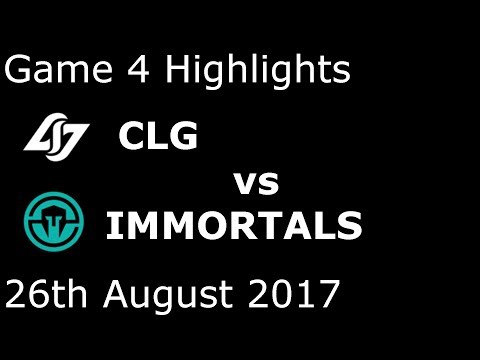 CLG vs IMT Game 4 Highlights NALCS PLAYOFFS SEMIFINAL #1