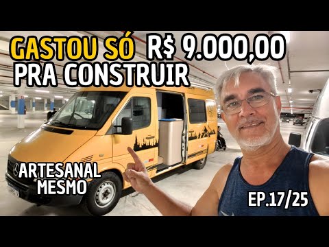 MOTORHOME ARTESANAL MESMO, o mais barato do Brasil