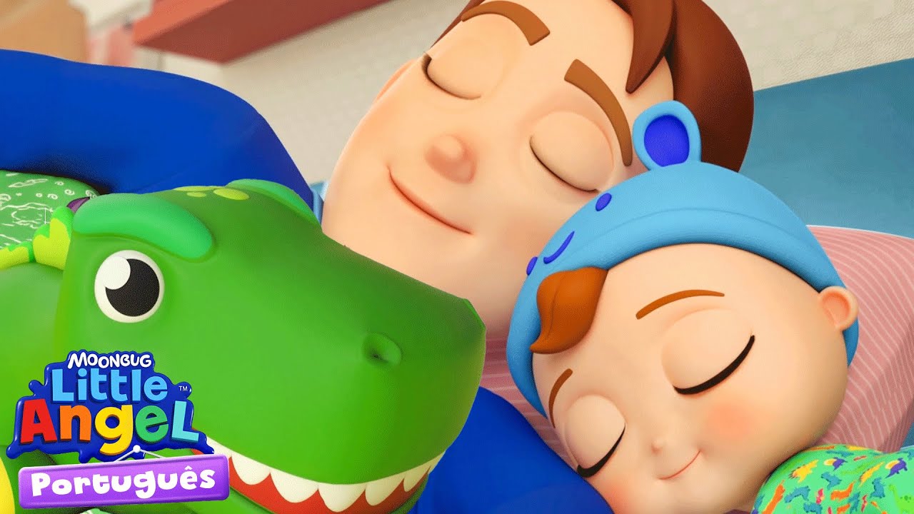 Hora da soneca com o papai 💤 Little Angel Brasil | Músicas Infantis em Português