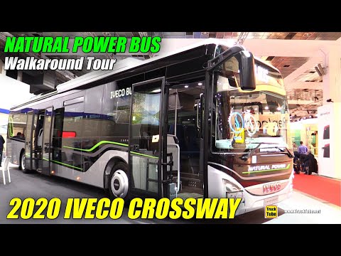 2020 Iveco Crossway Natural Power CNG Low Entry Bus Walkaround - Exterior Interior Tour