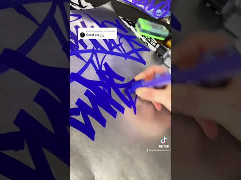 How to write graffiti handstyle - ✍🏻tagging curst