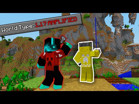 Minecraft Manhunt But It's an Amplified World...