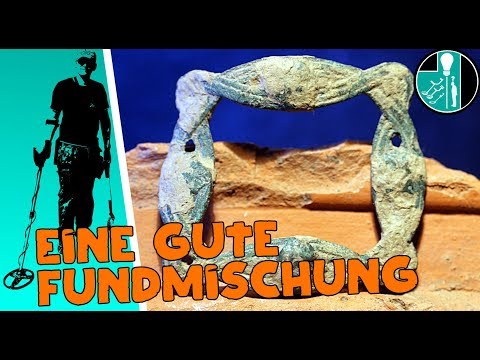 Eine gute Fundmischung beim Sondeln mit dem XP Deus Metalldetektor