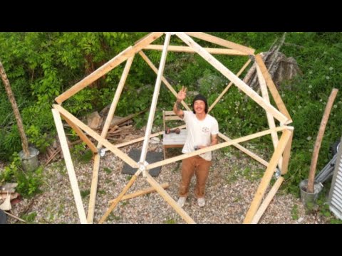 Building a 1v Magidome Geodesic Dome with @AndrewSzeto