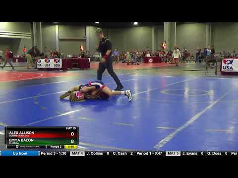 Intermediate 59-63 Emma Bacon Florida Vs Alex Allison South Carolina
